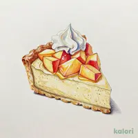 桃とアールグレイのタルト