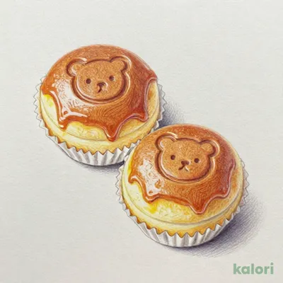 日焼けベアフルのキャラメルスチームケーキ