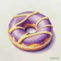 Colorful OIMO (Sweet Potato) Donut