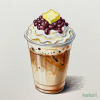 OIMOラテ × 魅惑のあんバター（ICED・牛乳）