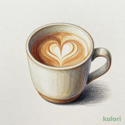 カフェオレ（HOT・アーモンドミルク）