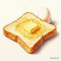 ゆで卵&厚切りバタートースト