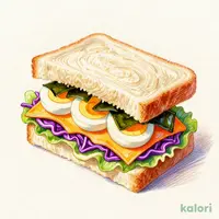 塩昆布とチェダーチーズの贅沢たまごサンド