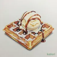 ＜店舗限定＞焦がしバターのワッフル プレーン ～バニラ＆黒糖蜜～