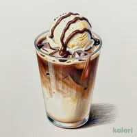 Iced Fresh Chocolate Milk Coffee, Large