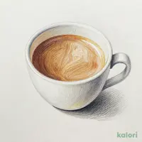 Decaf Milk Coffee (Unsweetened), Large