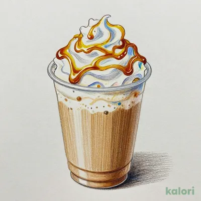 Fresh Caramel Milk Coffee, Large
