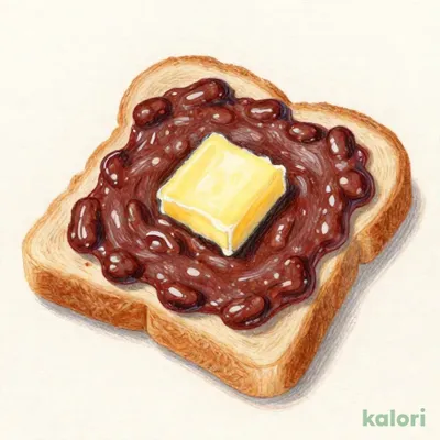 あんバタートースト