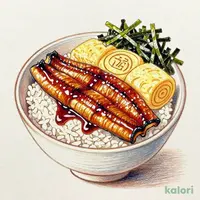 鰻と出汁巻き玉子の相盛り丼