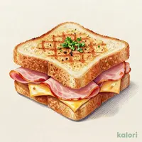 ハム&チーズホットサンド