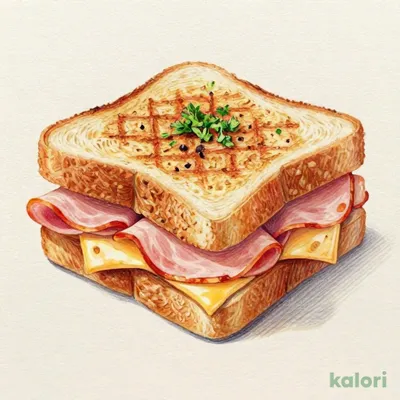 ハム&チーズホットサンド