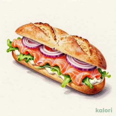 スモークサーモン&クリームチーズサンド
