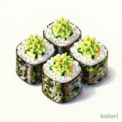 Kappa Maki (Cucumber Roll) with Mountain Wasabi