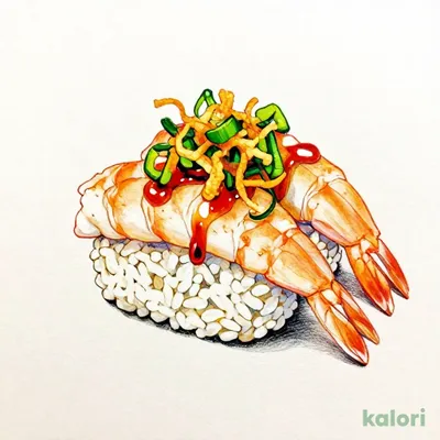Shrimp with Fried Green Onion and Chili Oil