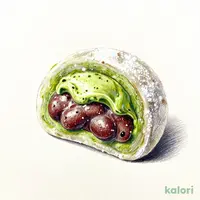 Matcha Cream Daifuku (Mochi)