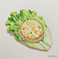 レタス包み(コーン・シャリ)