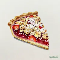 苺のクランブルタルト