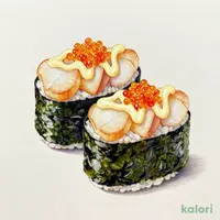 Scallop and Spicy Cod Roe Mayo