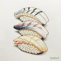 Assorted White Fish Sushi (3 pcs)