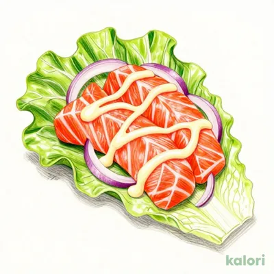 レタス包み(サーモン)