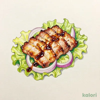 レタス包み(豚カルビ)