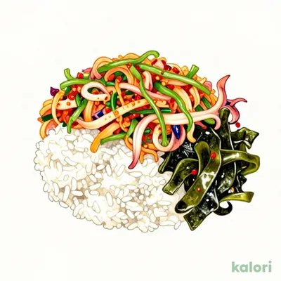 Squid and Kelp Gunkan