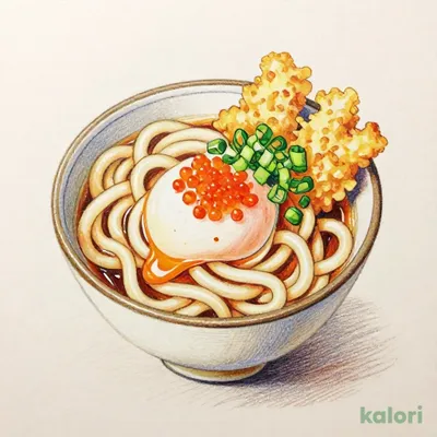 Onsen Tamago Mentaiko Udon