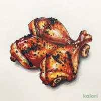 地どり手羽元のジャークチキン3本