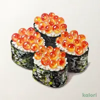 Salmon Roe Sushi (3 pcs)