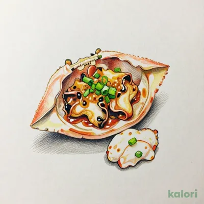 かに味噌甲羅焼