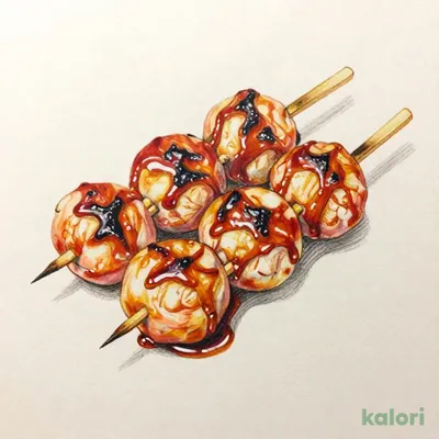 Grilled Tsukune (Chicken Meatball) Skewer