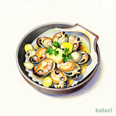 Grilled Whelk with Garlic Butter
