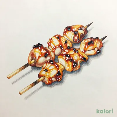 Bonjiri (Chicken Tail) Skewers with Sauce, 2 pcs