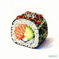 カリフォルニアロール（オランダ島サーモン）
