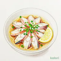 レモン出汁で食べる海鮮葱しゃぶ