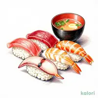 Premium Nigiri Sushi with Soup