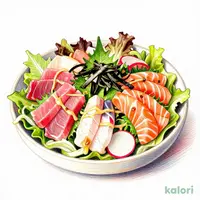 Sashimi Salad with Shiso Dressing