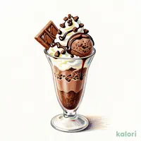 大人のビターチョコアイスパフェ