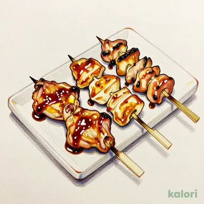 Assorted Skewered Meat, Tare Sauce