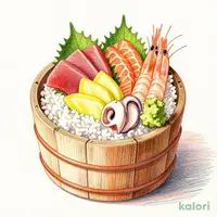 Assorted Seafood Rice Bowl (Extra Fish)