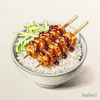 Naniwa Style Kushikatsu Sauce Rice Bowl