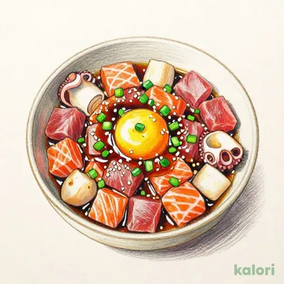 Seafood Yukhoe (Spicy Raw Seafood Salad)