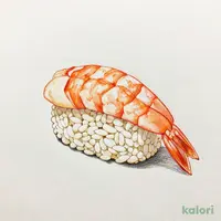 漬け赤海老 1貫
