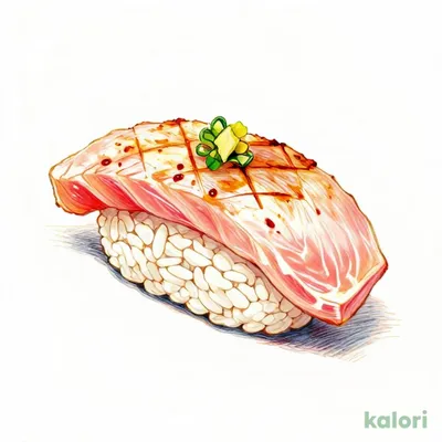 Seared Medium-Fatty Tuna Sushi (1 pc)