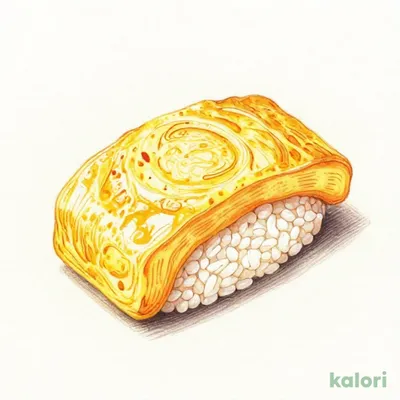 Tamagoyaki (Omelet) Sushi, 1 pc