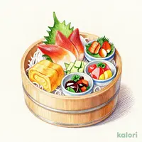 贅沢前八寸桶盛り合せ