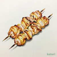 Chicken Skin Skewers (Salt, 2 pcs)