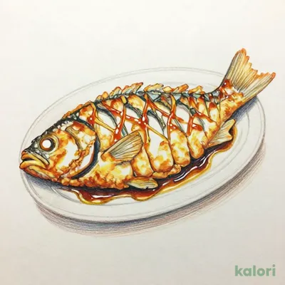 Deep-Fried Whole Golden Flounder