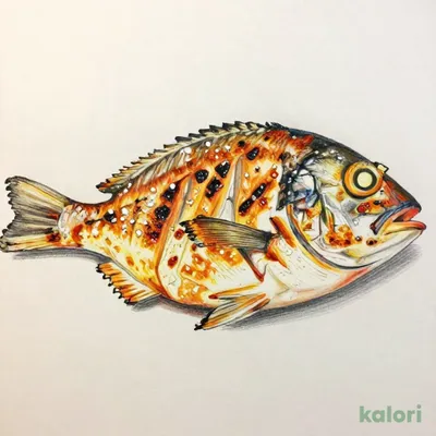 Grilled Sea Bream Head