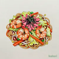 海老焼きそば